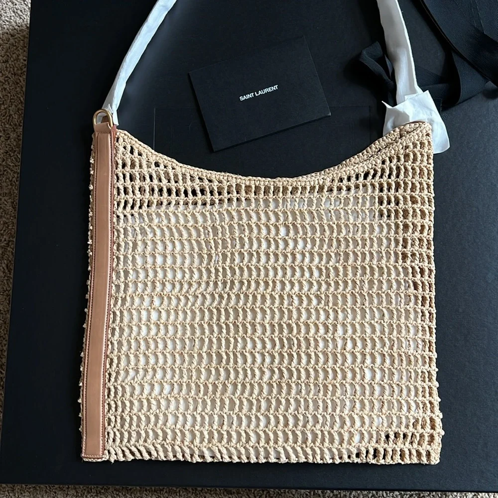 🔥 YSL 2024 Oxalis Crochet Tote - Picture 7 of 8